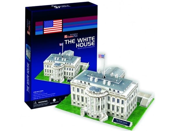 AK Sport 3D White House Puzzle (64 Pieces)