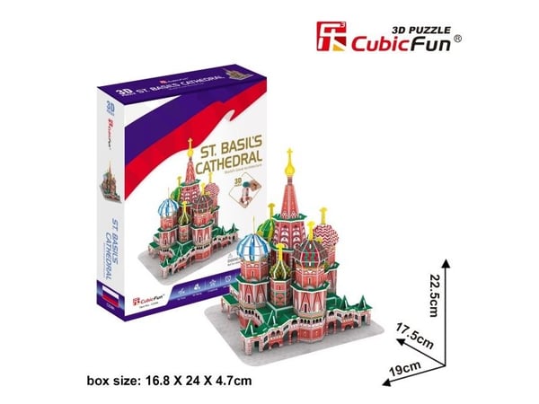 Cubicfun 3D-puslespill Katedralen Sw. Piotra 46 elementer (GXP-606535)