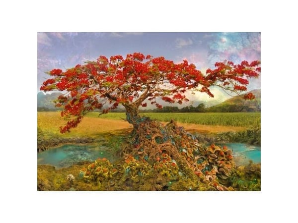 Heye Puzzle Strontium Tree, 1000 stk, Landskab