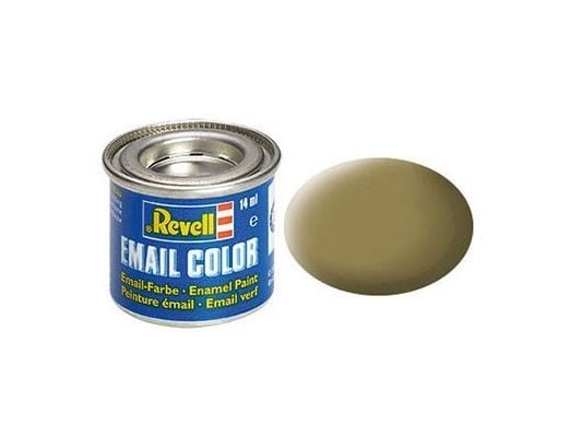 Emalje 14 ml. olivenbrun matt