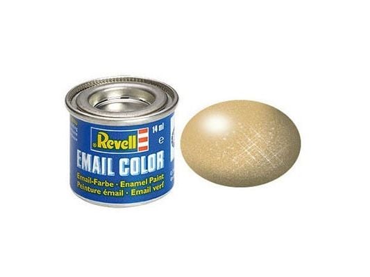 Emali 14 ml. kultainen metallinen