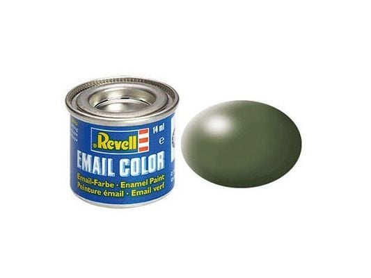 Enamel 14 ml. olivgrön silke