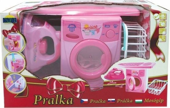 Dromader Toy Vaskemaskin og strykejern