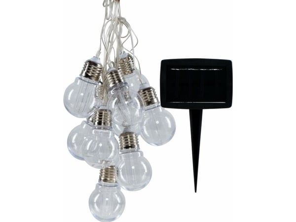 VOLTENO solcellelampe med oppheng Berg / girlang