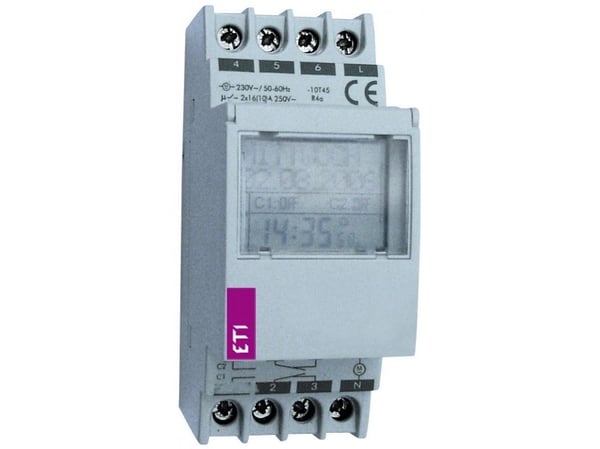 Orbis DATA MICRO 2 timer/relä - Digital, 2 kanaler, 35,0 mm