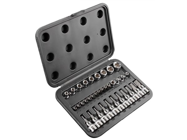 Bitsats Torx 3/8", 34 delar Bitsats Torx 3/8", 34 delar