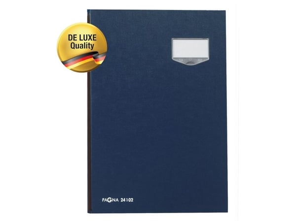 Pagna de Luxe - Signaturbok - kan utvides - 10 rom - svart