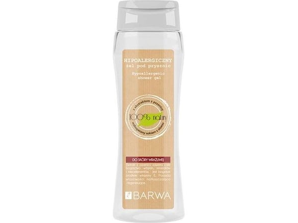 BARWA hypoallergen shower gel for sensitiv hud Wheat 400 ml