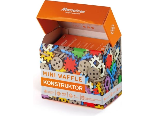 Marioinex Waffle mini klosser 300 stk. konstruktør i eske