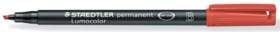 STAEDTLER Lumocolor - Markør - permanent - rød - 2.5 mm - bred