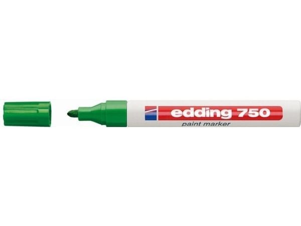edding 750 paint - Markør - permanent - grønn - fargeblekk - 2-4 mm