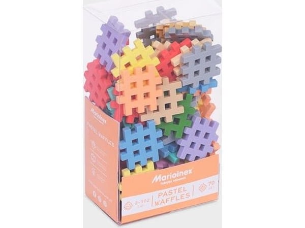 Marioinex Klocki Vaffel Mini pastell 70 stk. 2+ Marioinex