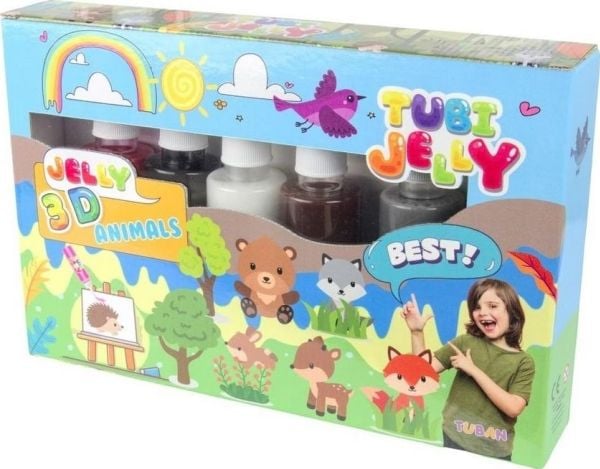 Tuban Tubi Jelly 6 farger - Gyvunai (TU3326)
