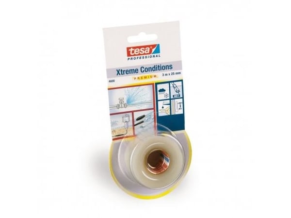 TESA 04600-00000-00, Transparent, Metall, Silikon, -65 - 260 ° C, 3 m, 2,5 cm