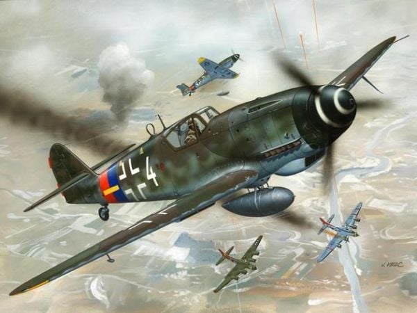 Revell Messerschmitt Bf 109 G-10, Luftfarkostmodell med fast vinge, Monteringssats, 1:72, Messerschmitt Bf 109 G-10, Plast, Second World War