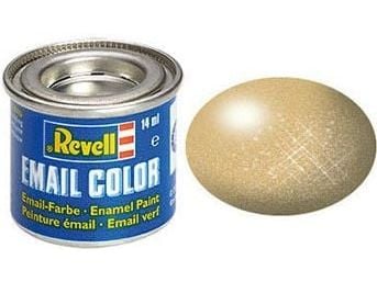 Emali 14 ml. kultainen metallinen