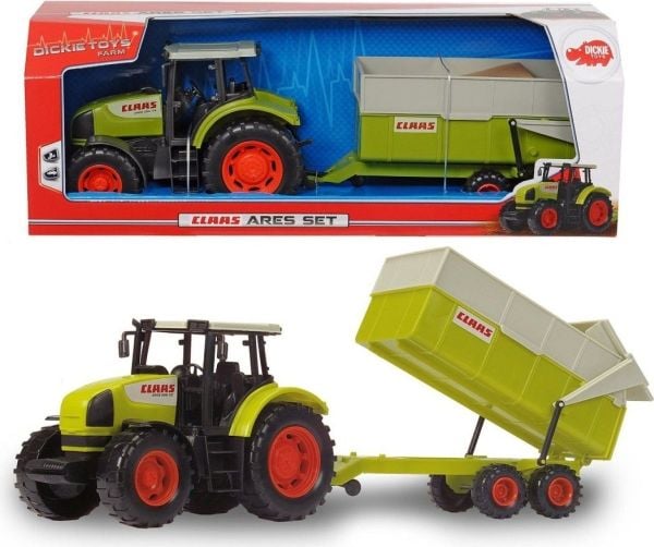 Dickie Toys 203739000 traktor - svart/grønn/rød/hvit - 57 cm