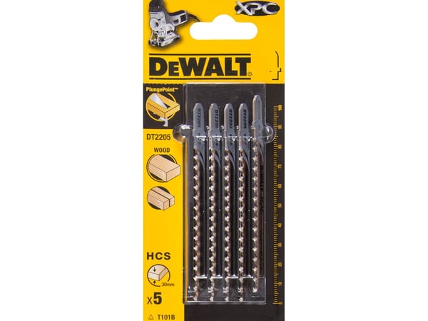 DeWALT DT2205-QZ, Figursågblad, 5 styck