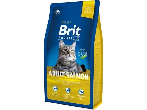 Kissan kuivaruoka BRIT PREMIUM BY NATURE ADULT Lohi 1,5 kg