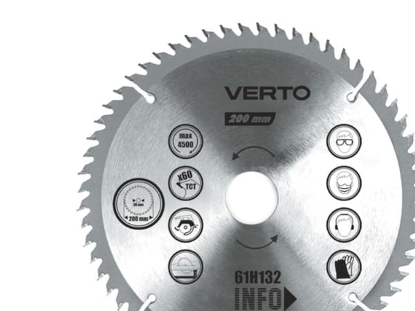 Sirkelsag Verto 450x30mm 60Z 61H150