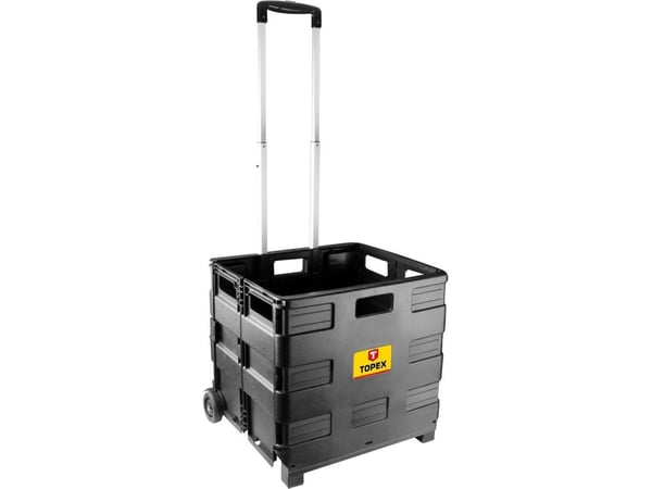 Transportvogn sammenleggbar kassevogn, løftekapasitet 35 kg