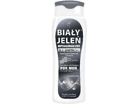 POL WHITE JELEIN Shampoo/Gel Men 2in1 nano minerals