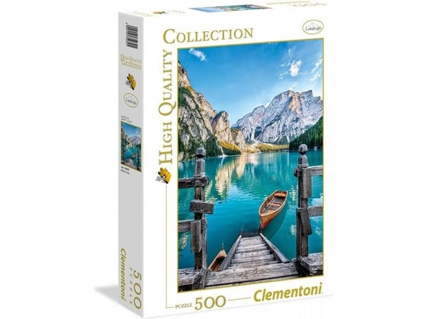 Clementoni High Quality Collection - Braies Lake - puslespill - 500 deler