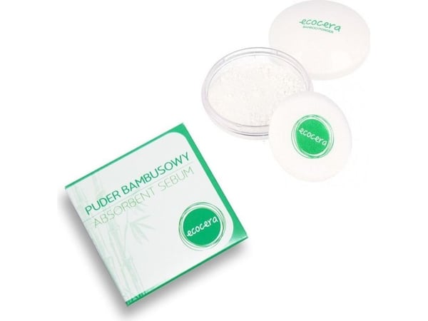 ECOCERA bambus løspudder Perfect for fet og kombinasjonshud hypoallergenisk delikat transparent 8 g