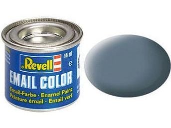 Enamel 14 ml gråblå matt