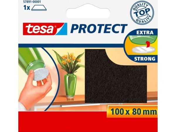 TESA 57891, Valkoinen, Huopa, 100 mm, 80 mm, 1 kpl