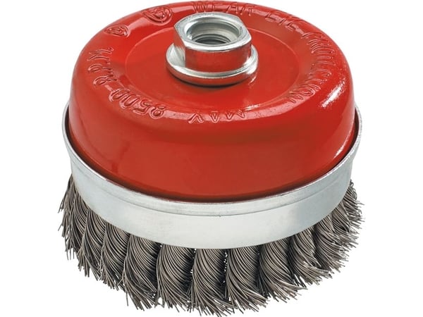 Grafiitti Grafiittivahvisteinen lankaharja 100mm M14 INOX - 57H587