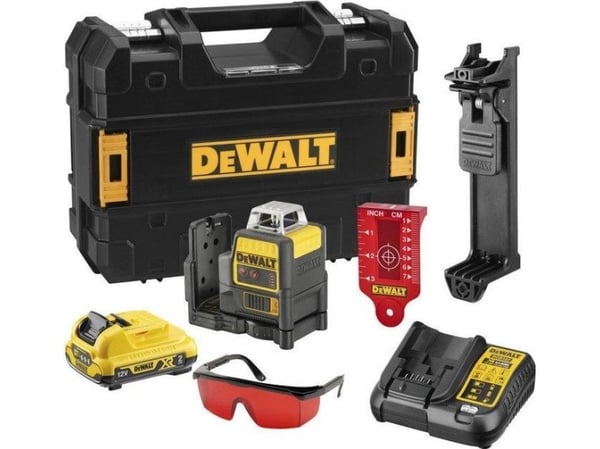 DeWalt DCE0811D1R-QW - Krydslinjelaservaterpas