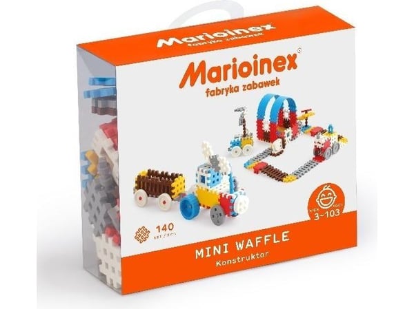 Marioinex Mini Waffle 140 deler konstruktør