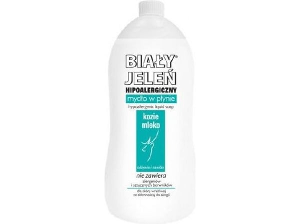 Hypoallergen flytende såpe med geitemelkeekstrakt, refill - BIALY JELEN - 1L Hypoallergen flytende såpe med geitemelkeekstrakt, refill - BIALY JELEN - 1L