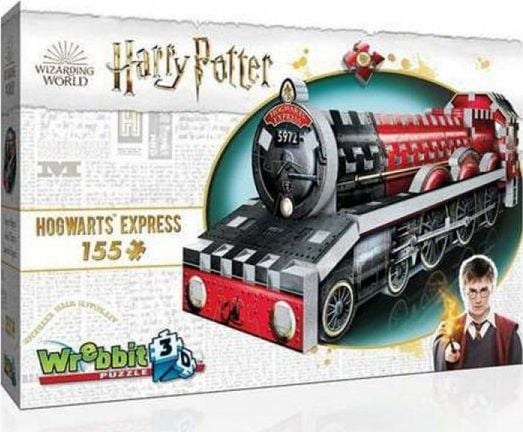 Harry Potter Hogwarts Express Wrebbit 3D Puzzle (155 pieces)