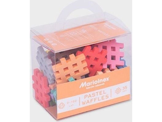 Marioinex Klocki Vaffel Mini pastell 35 stk. 2+ Marioinex