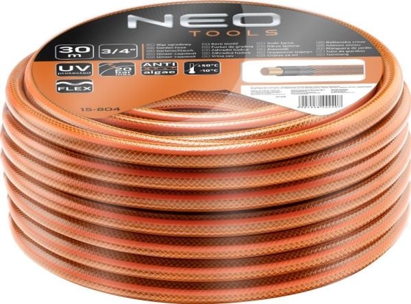 Garden hose 3/4" x 30 m, 4-layer NEO ECONOMIC