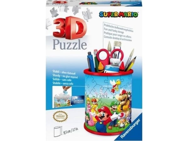 Ravensburger RAV 3D Puzzle Utensilo Super Mario| 11255, 54 stykker, 6 år