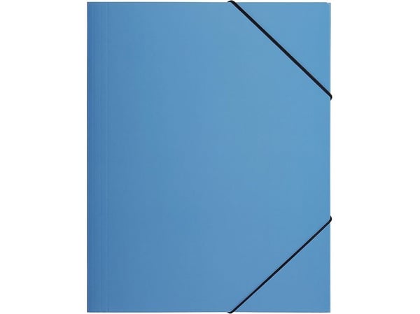 Pagna Basic Trend - 3-fliksmappe - bokryggbredde: 5 mm - for A4 (210 x 297 mm) - lys blå