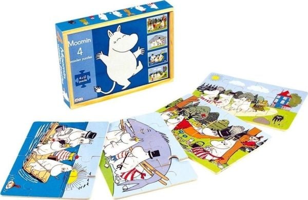 Mumin – 4 träpussel