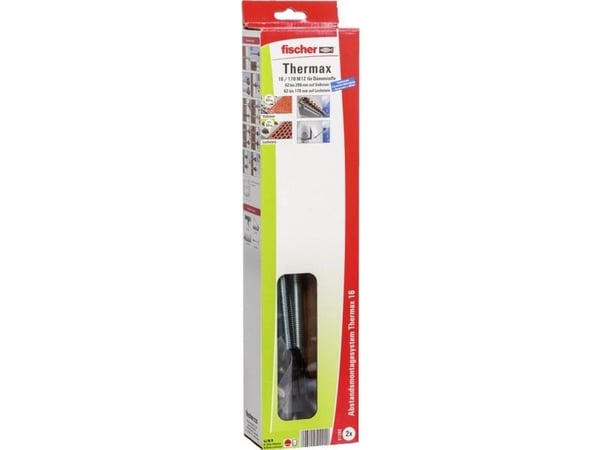 Fischer 51292, Ruuvi- ja seinäpistokesarja, Tiili, Betoni, 2 kpl