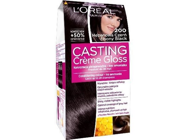 Støping Creme Gloss Creme fargenr. 200 Ebony Black