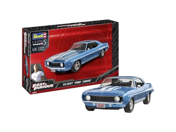 Revell RV 1:24 Fast & Furious 1969 Chevy Camaro Yenko 1:24 Modelbil