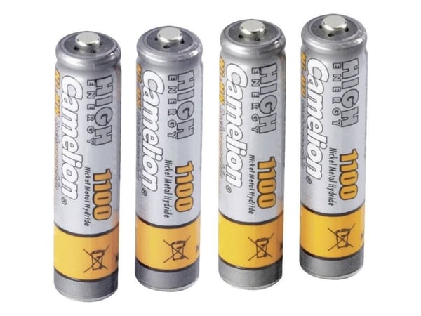 Camelion - Batteri 4 x AAA - NiMH - (oppladbart) - 1100 mAh