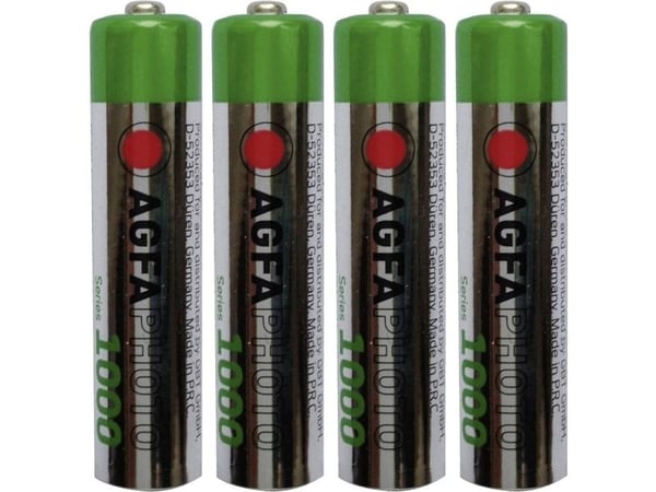 AGFAPHOTO - Batteri 4 x AAA - NiMH - (oppladbart) - 1000 mAh