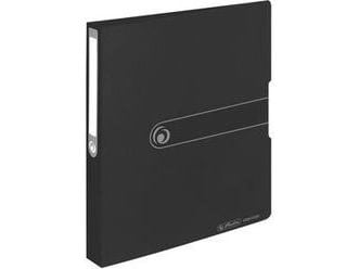 Herlitz 11205754, A4, Rund ring, Förvaring, Polypropylen (PP), Svart, 1 styck