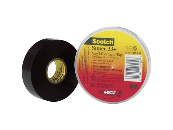 3M SCOTCH 33+, 1 styck, Svart, 600 V, 6 m, 0,178 mm