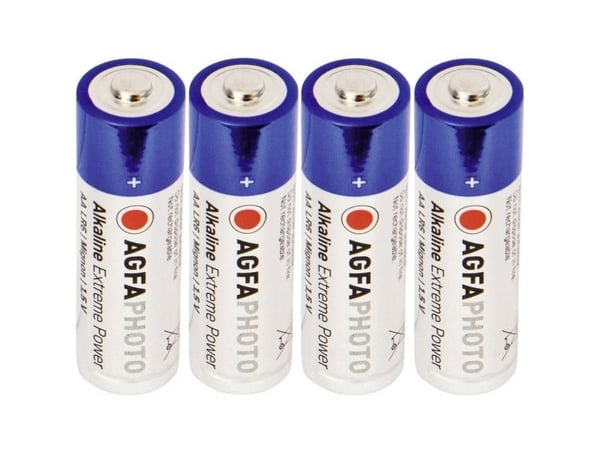AgfaPhoto - Batteri 4 x AA-typ - alkaliskt