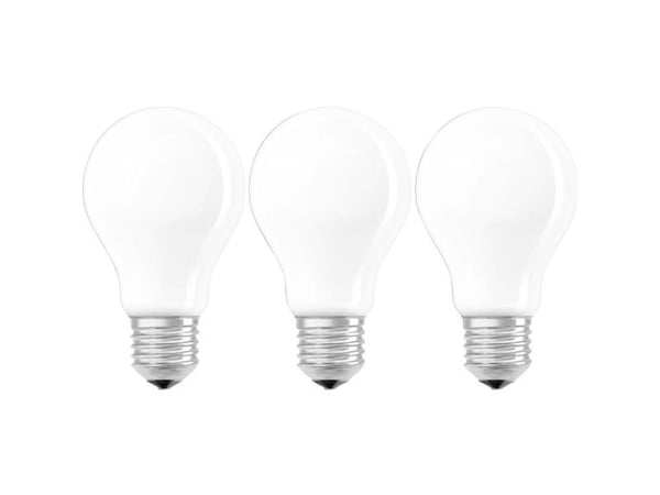 OSRAM LED BASE CLASSIC A - LED-glödlampa med filament - form: A60 - glaserad finish - E27 - 7 W (motsvarande 60 W) - klass E - varmt vitt ljus - 27...