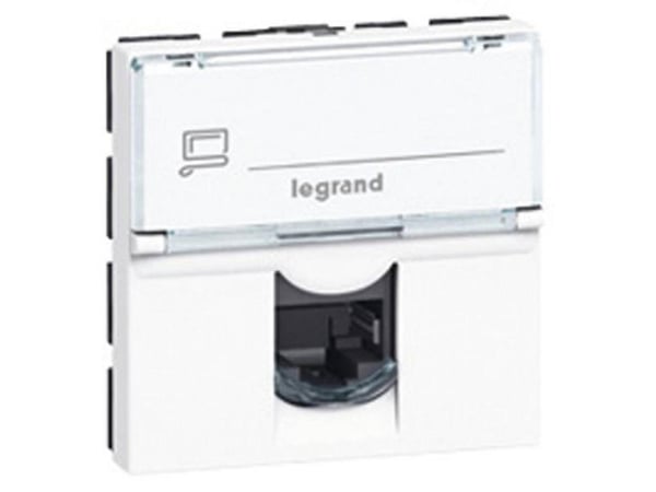 Legrand 076576, RJ-45, 2 moduuli(a), STP, 6a, Valkoinen, 493 g
